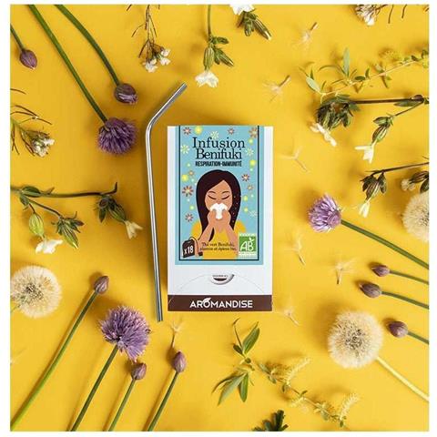 Infusione Benifuki 18 Bustine + 4 Cannucce In Acciaio Inossidabile - Foto 1