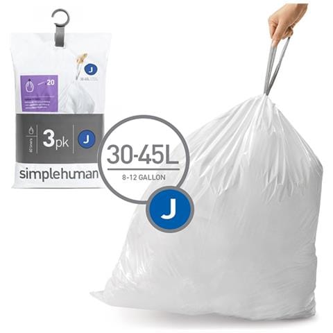 3 Confezioni Da 20 Sacchi Spazzatura Da 30/45l - Cw0259 - Foto 1