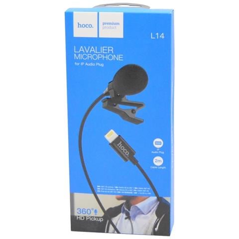 Originale Microfono L14 Connettore Lightning Con Clip High Quality Capsula Black - Foto 1