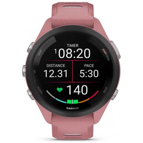 Forerunner 265s 2,79 Cm (1.1"") Amoled 42 Mm Digitale 360 X 360 Pixel Touch Screen Nero, Rosa Wi-fi Gps (satellitare) - Foto 2