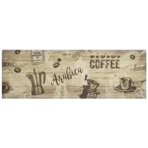 Tappeto Da Cucina Lavabile Marrone Caffè 60x180 Cm In Velluto - Foto 2
