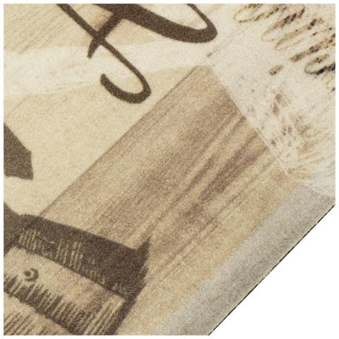 Tappeto Da Cucina Lavabile Marrone Caffè 60x180 Cm In Velluto - Foto 3