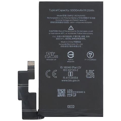 Ricambio Batteria Litio Integrata Originale Gmf5z Bulk Per Pixel 7 Pro - Foto 1