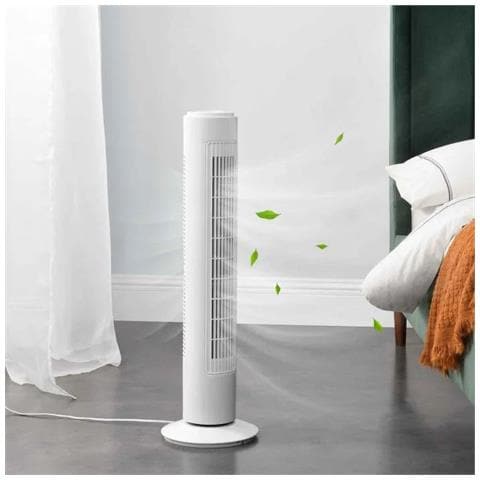 Ventilatore A Torre Silenzioso 74 Cm Oscillante Con 3 Velocità E Timer 50w Niklas Skyscarper - Foto 2