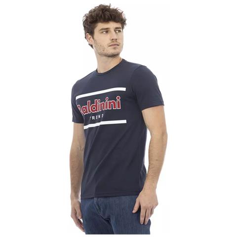 Maglietta In Cotone Blu - S - Foto 2