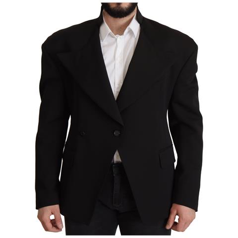 Blazer Giacca Monopetto In Lana Nera - It50 - L - Foto 1