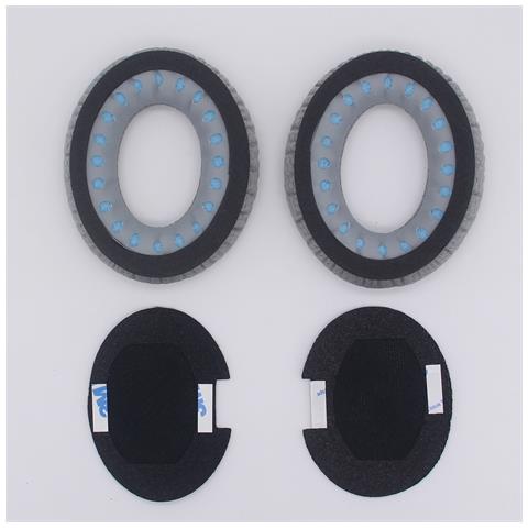 Cuscinetti Auricolari Di Ricambio Per Cuffie Bose Qc35, Qc25, Qc15 Black + Light Gray - Foto 7