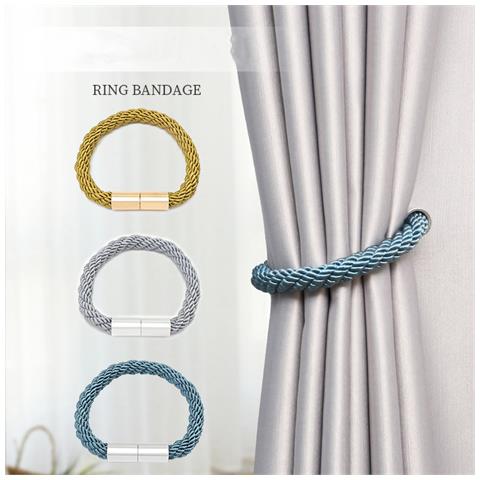 Fermatende Magnetici 2 Pezzi - Elegante Decorazione Per Tende Camel - Foto 5