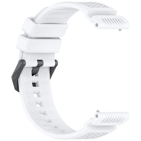 Cinturino Ufficiale Per Ticwatch Atlas 24mm, Silicone Bianco Stile Armatura, Compatibile Con Ticwatch Atlas /pro5 Enduro /itouch Air3 White - Foto 1