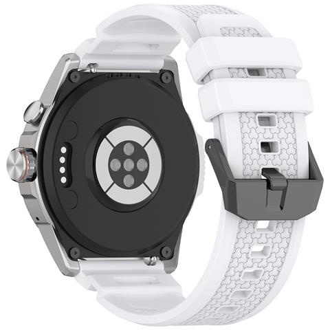 Cinturino Ufficiale Per Ticwatch Atlas 24mm, Silicone Bianco Stile Armatura, Compatibile Con Ticwatch Atlas /pro5 Enduro /itouch Air3 White - Foto 2