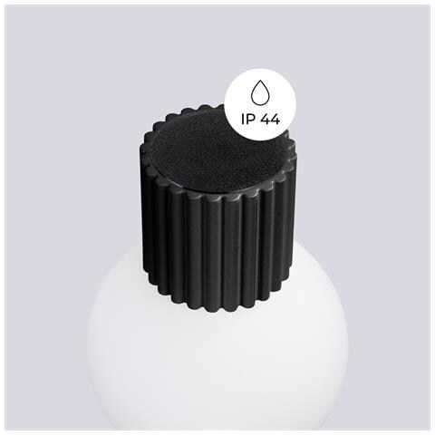 Lampada Da Parete Halo Nera Ip44 Sl. 1712 - Moderno Lampada Da Parete Nero 12x12x17 Cm - Foto 8