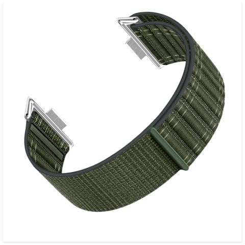 Cinturino In Nylon Con Motivo A Onde Per Huawei Watch Fit 4 Pro Green - Foto 2