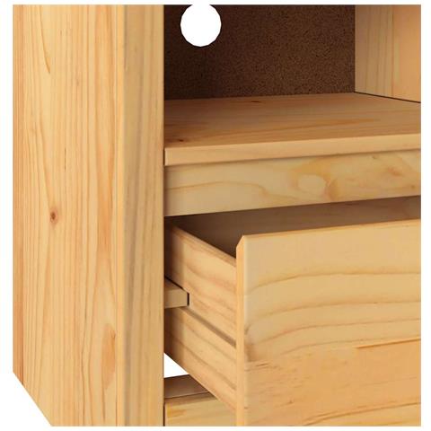 Mobile TV  "DRAMMEN" 99x43x55 cm in Legno Massello di Pino - Foto 9