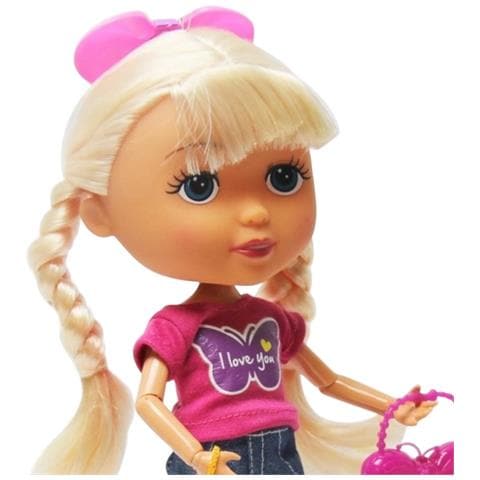 Bambola Esploratrice 30cm Con Accessori Inclusi E 3 Canzoni Divertenti, Bianco / Rosa - Foto 2