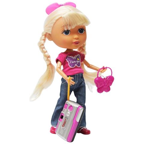 Bambola Esploratrice 30cm Con Accessori Inclusi E 3 Canzoni Divertenti, Bianco / Rosa - Foto 1