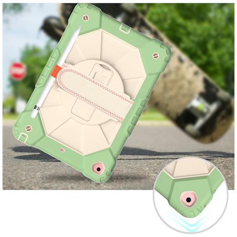 Custodia Per Ipad 6/5 9.7"" Con Supporto E Tracolla Verde - Foto 2