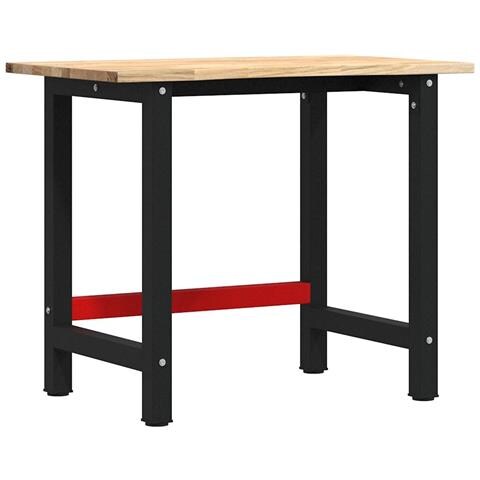 Banco Lavoro 100x60x81,5 cm Legno Massello Rovere - Foto 1