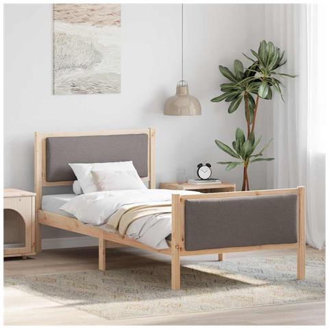 Struttura del letto con testiera Talpa 90 x 190 cm Tessuto - Foto 2