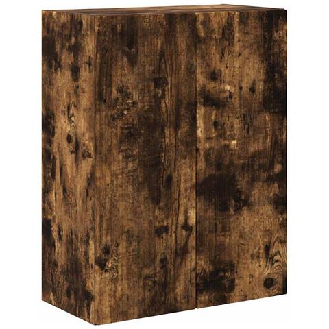 Mobile TV da parete Rovere fumé 59,5 x 31 x 80 cm - Foto 1