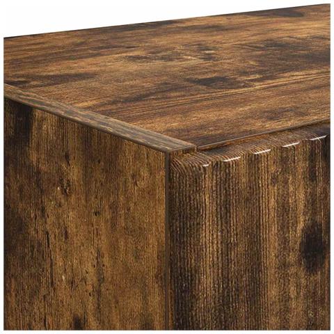 Mobile TV da parete Rovere fumé 59,5 x 31 x 80 cm - Foto 9