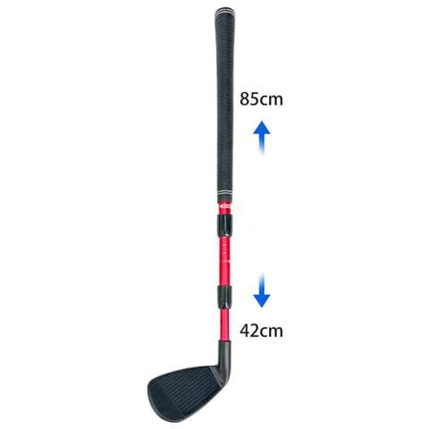 Putter Da Golf Telescopico Regolabile A 3 Sezioni Per Chipping Red - Foto 2