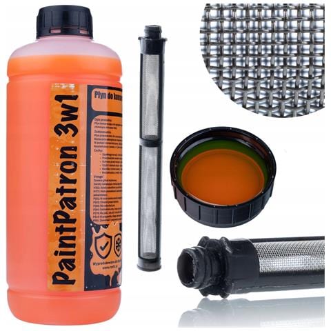 Set Di Manutenzione Per Aggregato Di Verniciatura - Paintpatron 3in1 1l + Filtro 60 Mesh | Compatibile Con Graco Ftx Xtr | Pulizia E Protezione - Foto 1
