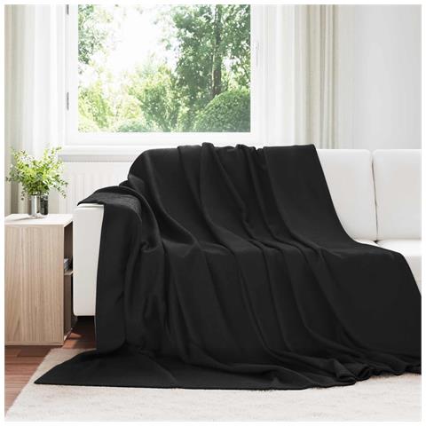 Coperte da Pile 24 pcs Nero 270 x 240 cm Panno - Foto 2