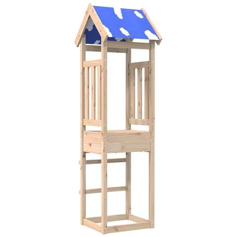 Torre da Gioco Marrone 52.5 x 46.5 x 208 cm Pino massello - Foto 1