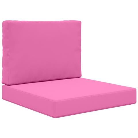 Cuscino per divano da esterno 2 pcs Rosa Poliestere - Foto 1