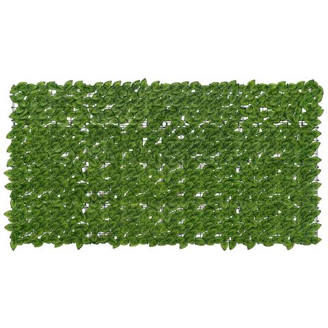 Schermo per balcone con foglie Verde e Giallo 200 x 100 cm - Foto 1