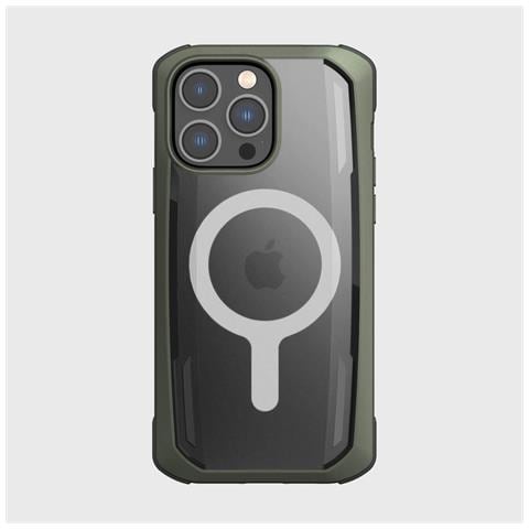 Raptic X-doria Custodia Saugus Per Iphone 14 Pro Con Copertura Rinforzata Magsafe, Verde - Foto 2