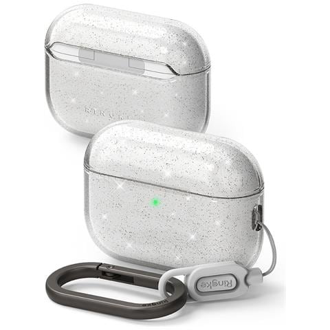 Custodia Trasparente Con Glitter Per Airpods Pro 3 Ringke - Foto 2
