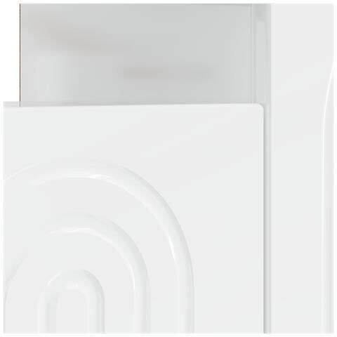 Mobile TV LED Bianco Lucido Legno ingegnerizzato - Foto 9
