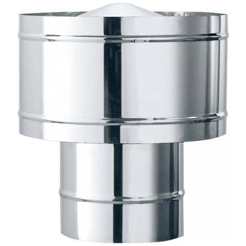 Terminale Antivento Inox Cm 8 - Foto 2