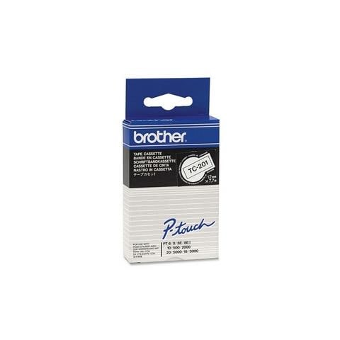 nastro tc-201 12mm bianco / scritta nero - Foto 5