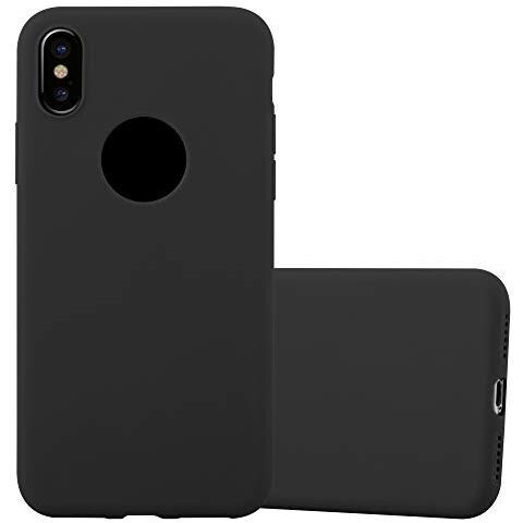 Custodia Compatibile Con Apple Iphone X / Xs In Candy Nero - Coperchio Protettivo In Silicone Tpu Flessibile - Foto 1
