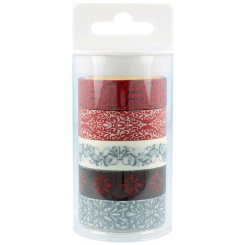 5 Masking Tapes 5 M X 1,5 Cm - Barocco - Foto 3