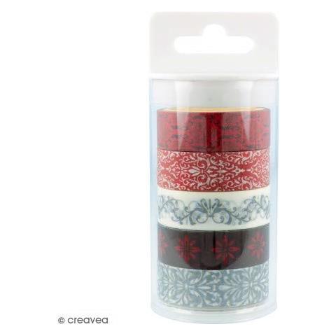 5 Masking Tapes 5 M X 1,5 Cm - Barocco - Foto 1