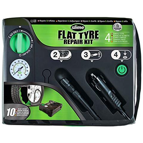 50129 Pneumatico Antiforatura, Kit Di Emergenza, Contiene Sigillante E Compressore, Per Auto E Altri Veicoli Stradali, Riparazione In 10 Min - Foto 1