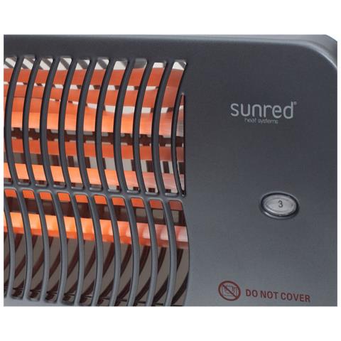 Riscaldatore Da Esterno A Parete Lugo 2000 W Quartz Grigio - Foto 2