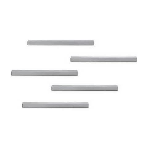 Clip Adesive Durafix® Rail Argento Metallizzato 210x17mm Conf. 5 - 470623 - Foto 1