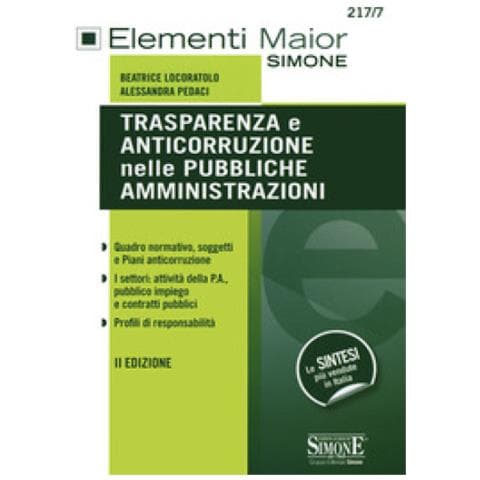 Beatrice Locoratolo - Trasparenza e anticorruzione nelle pubbliche amministrazioni - Foto 1