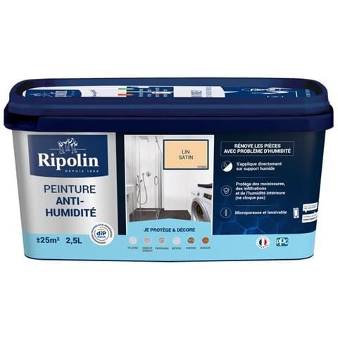 Lino Satinato Idrorepellente Idropittura 2,5l - Foto 1