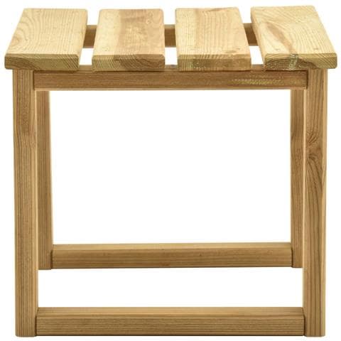Tavolo per Lettino Prendisole 30x30x26 cm in Pino Impregnato - Foto 2