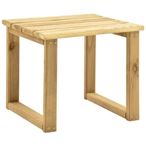 Tavolo per Lettino Prendisole 30x30x26 cm in Pino Impregnato - Foto 1