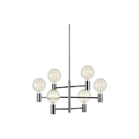 Capital, Interno, E27, Cromo, Metallo, IP20, Superficie - Foto 1