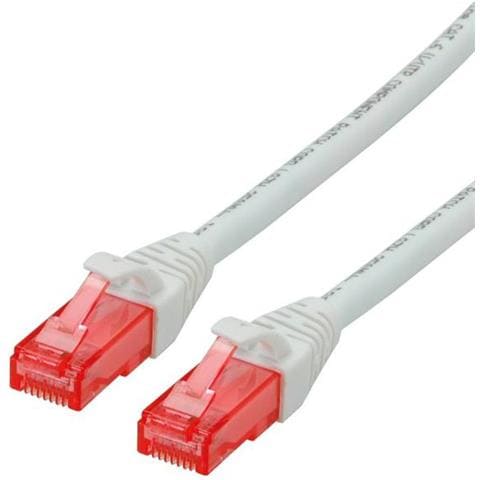 Cat6 3m 3m Cat6 U / UTP (UTP) Rosso, Bianco cavo di rete - Foto 1