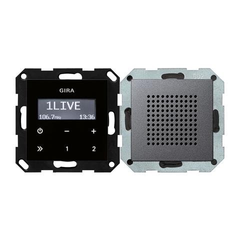 228028 Orologio Digitale Antracite, Nero radio - Foto 1