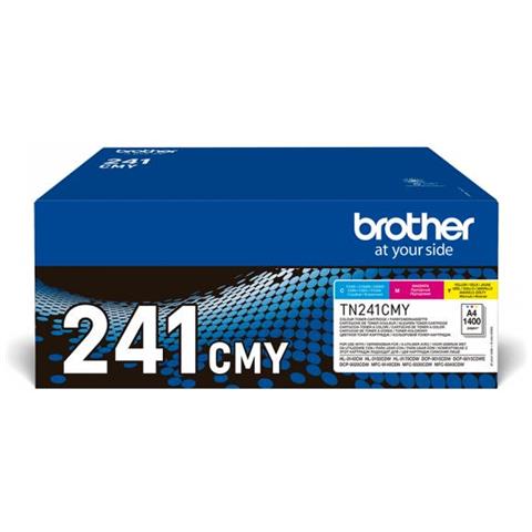 MULTIPACK TONER TN241CMY 1.400pg CIANO / MAGENTA / GIALLO x MFC-9140CDN, MFC-9330CDW, HL-3140CW, HL-3150CDW - Foto 1