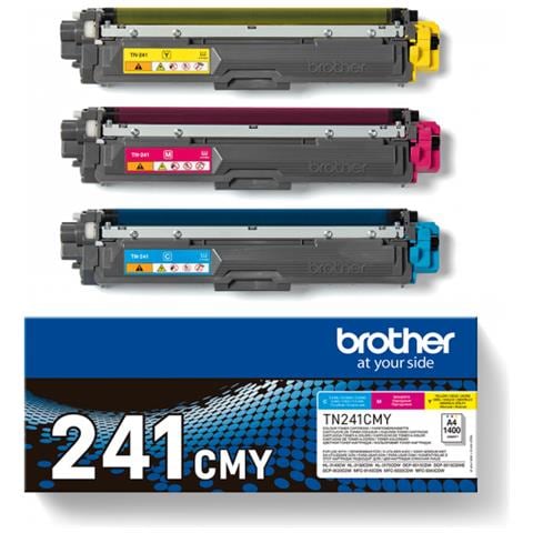 MULTIPACK TONER TN241CMY 1.400pg CIANO / MAGENTA / GIALLO x MFC-9140CDN, MFC-9330CDW, HL-3140CW, HL-3150CDW - Foto 3